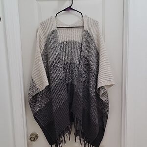 American Eagle Outfitters Gradient Knit Poncho